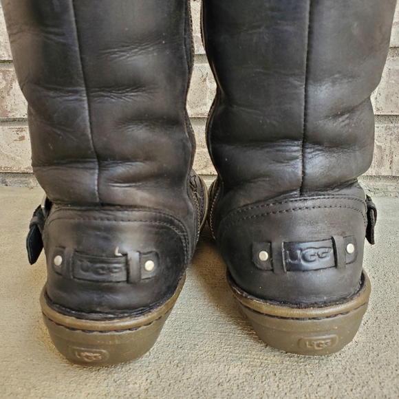 UGG Tupelo Australia Leather women's boots tall - Picture 10 of 16